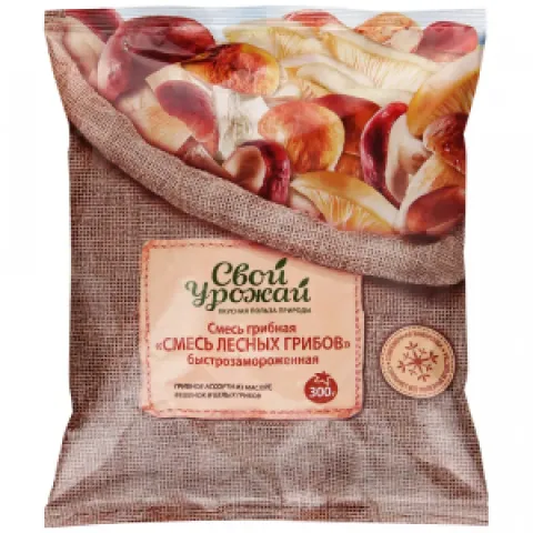 Смесь грибная Смесь лесных грибов Свой урожай 300г