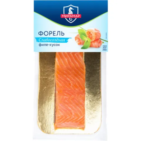 Форель Меридиан филе-кусок с/с 200г