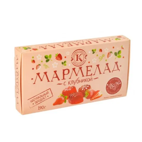Мармелад Фабрика сладостей Кирилла Козлова клубника 190г