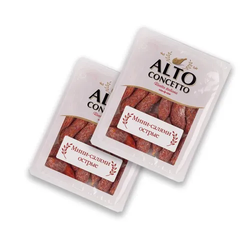 Колбаски Alto Concetto салями 150 г мини острые с/в