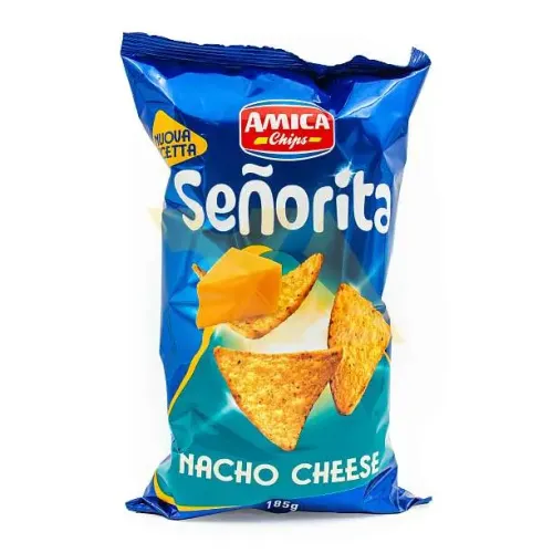 Чипсы кукурузные (начос) со вкусом сыра SENORITA, AMICA CHIPS, 0,185 кг