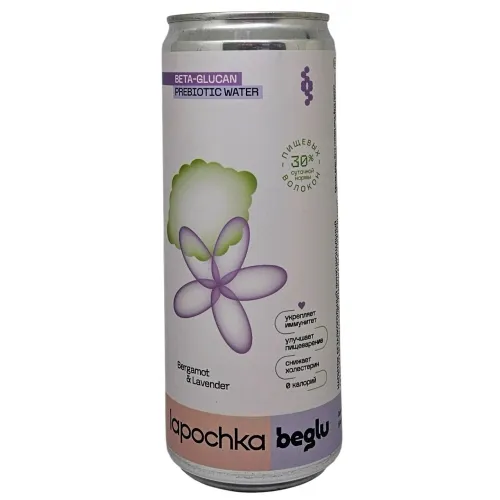 Напиток Лапочка лаванда/бергамот б/а газ 0,33л ж/б