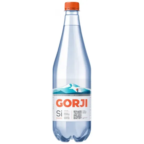 Минеральная вода Gorji 0.5 литра, газ, стекло, 20 шт. в уп.