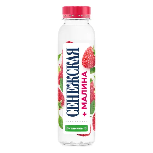 Напиток Сенежская плюс Малина безалкогольный негазированный 0,44л