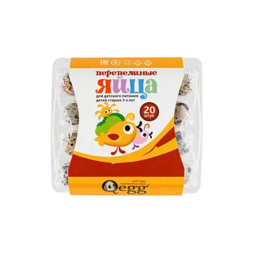 Яйца перепелиные Кью Эгг д/дет.питания 20шт