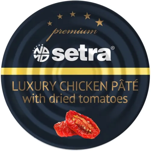 Паштет Сетра куриный с вялеными томатами 100г ж/б