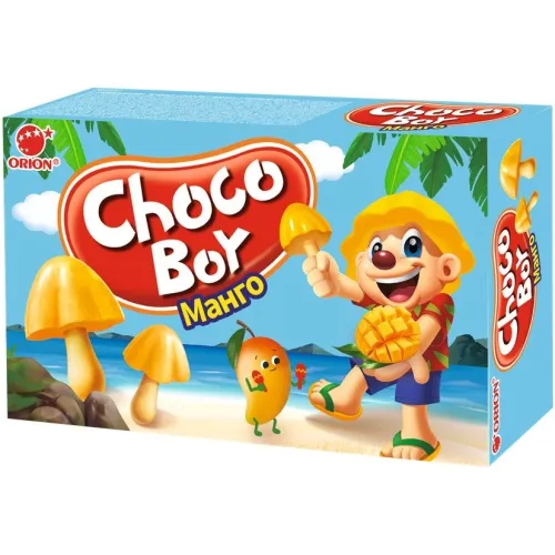 Печенье Choco Boy Грибочки манго, 45 г