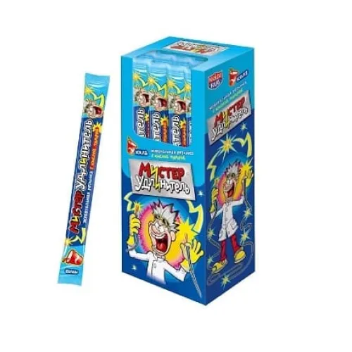 Жевательная резинка с кислой пудрой Мистер удлинитель Кола 18г Пакистан