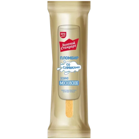 БЗМЖ Мороженое Золотой Стандарт Московское эскимо 80г