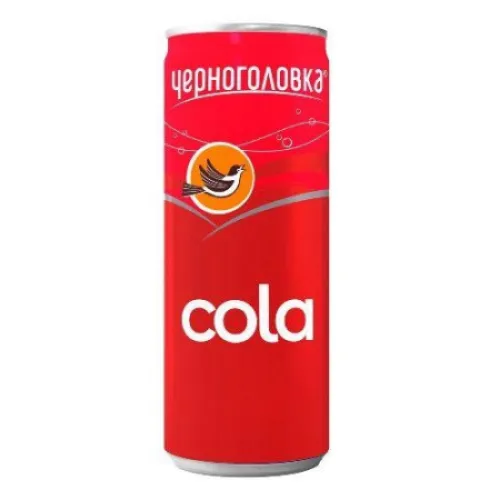 Лимонад Черноголовка Кола 0,33л ж/б (уп.12шт)