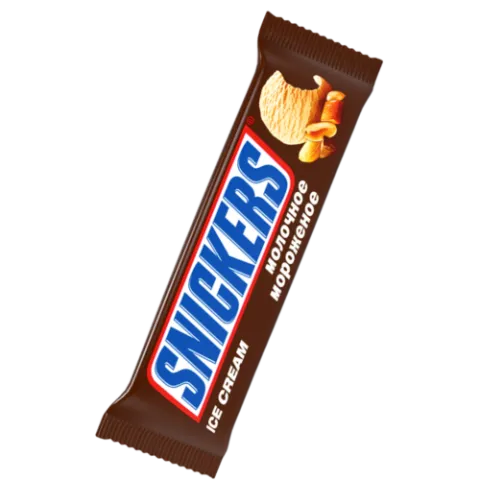 БЗМЖ Мороженое Сникерс батончик 48гр