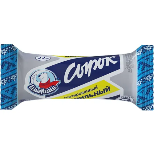 Десерт гл.40г ТМ Белый Медведь ВАНИЛЬ 22%