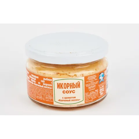 Соус икорный Европром Копченый лосось 180г ст/б