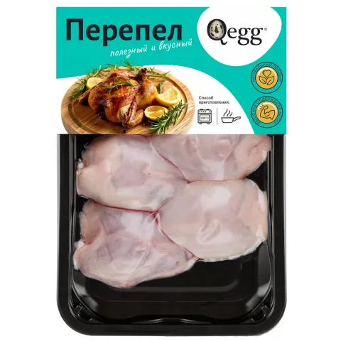 Мясо перепела Кью Эгг грудка охл. 350г
