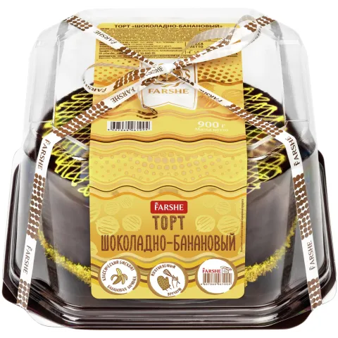 Торт Фарше Шоколадно-банановый 900г