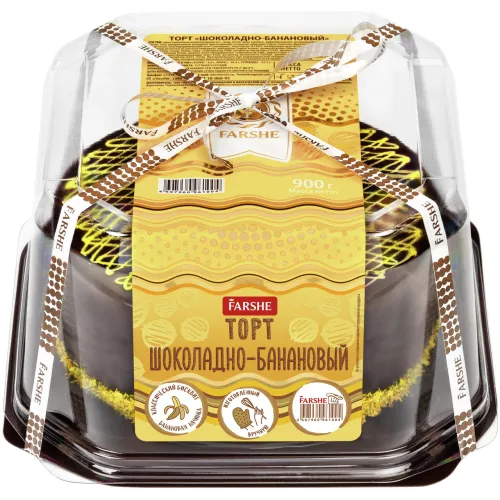 Торт Фарше Шоколадно-банановый 900г