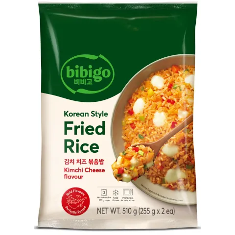 Рис жареный Bibigo с кимчи и сыром замороженный, 510г