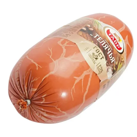 Колбаса Телячья ГОСТ МП вареная 500гр Тавр