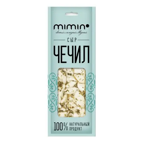 БЗМЖ Сыр Охотничий Mimin укроп/ чеснок нарезка в/у 80г
