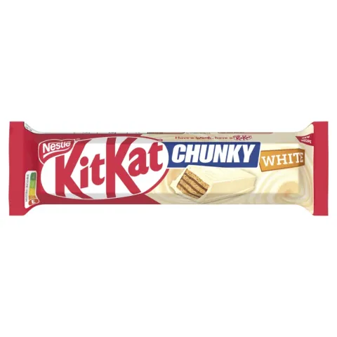 Батончик KitKat Chunky белый шоколад с хрустящей вафлей 40г