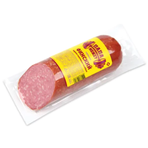 Колбаса Сервелат Финский в/к (срез) Папа Может 350 гр