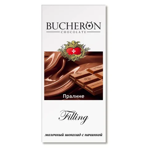 Шоколад Бушерон Филинг молочный с нач пралине 85г