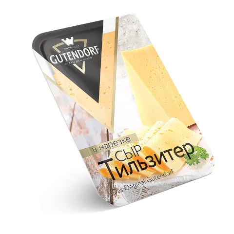 БЗМЖ Сыр Gutendorf Тильзитер 45% 125г нарезка