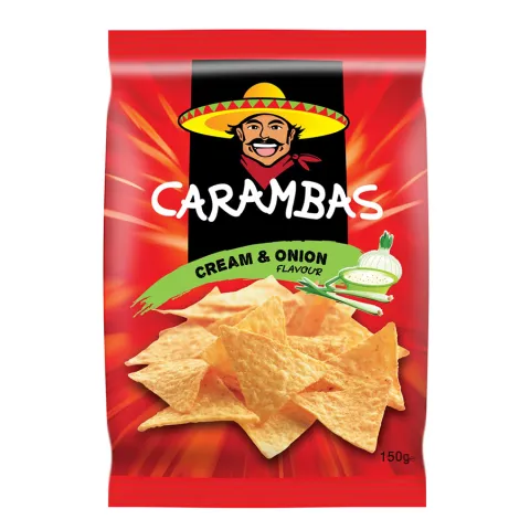 Чипсы Карамбас сметана лук 150г