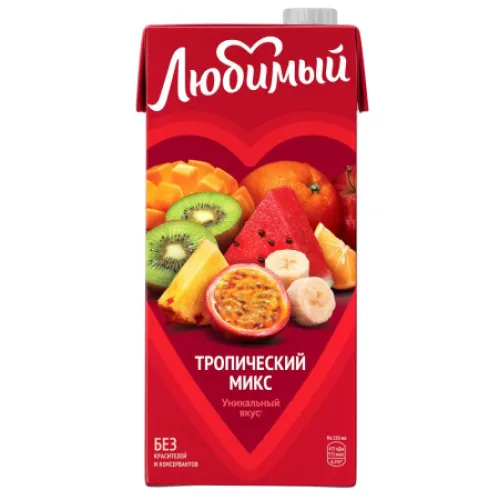 Напиток сокосодержащий Любимый Тропический Микс 0,95л