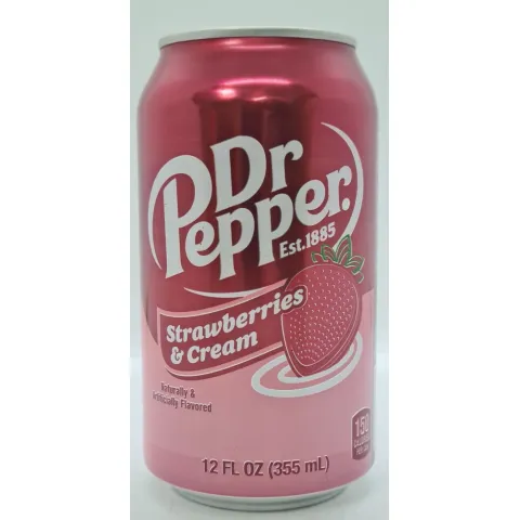 Напиток Доктор Пеппер клубника со сливками газ. 0,355л ж/б