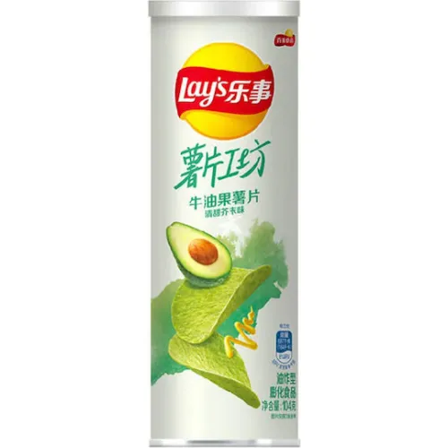 Чипсы Лейз stax из картошки и авокадо со вкусом васаби 104г