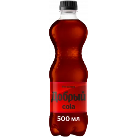 Напиток Добрый Cola без сахара 0.5л