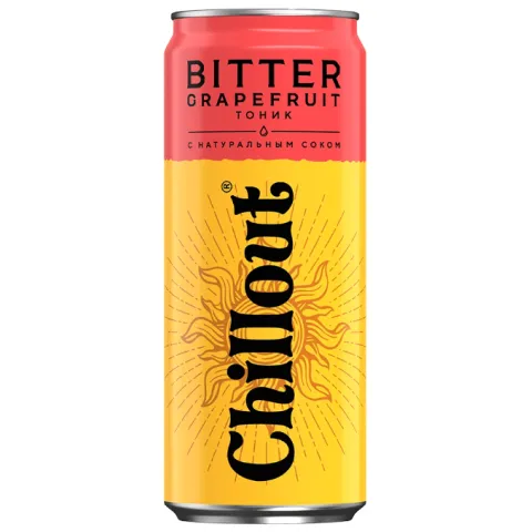 Тоник газ.«Chillout Bitter Grapefruit» 0,33 л ж/б