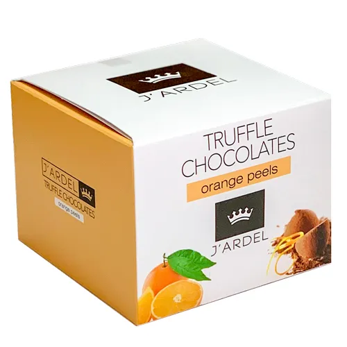 Трюфели J'ARDEL французкие c апельсиновыми цукатами 100г
