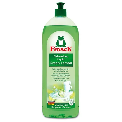 Средство для мытья посуды Frosch зеленый лимон, 1л