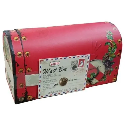 Набор конфет Sorini Mail Box молочный шоколад пралине/злаки 250г