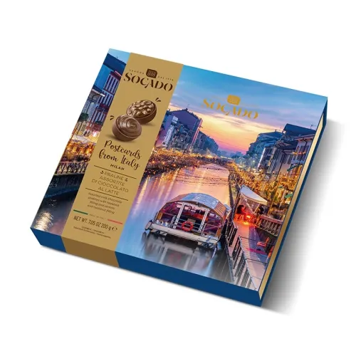 Конфеты Сокадо Милан ассорти мол шоколад 200г