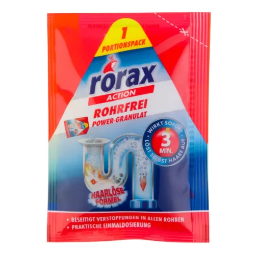 Чистящее Роракс средство д/сливных труб гранулы 60 гр