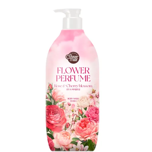 Гель для душа KERASYS Шауэр Мэйт РОЗА, 900 мл