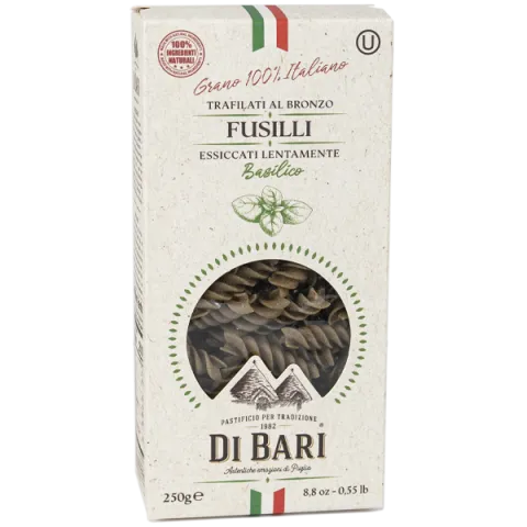 Макаронные изделия Di Bari фузилли с базиликом 250г