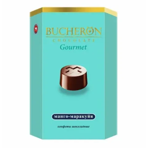 Шоколадные конфеты BUCHERÖN GOURMET манго-маракуйя 130г