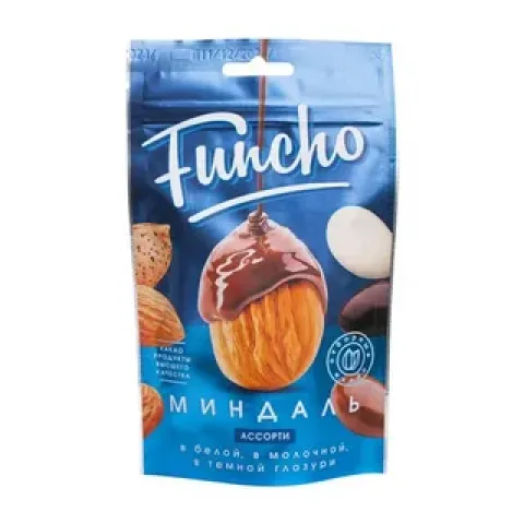 Драже Фанчо Миндаль в белой и темной глазури ассорти 100г