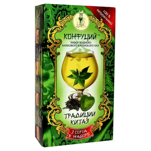 Чай зеленый Конфуций Традициии Китая 80г