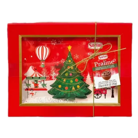 Конфеты Сорини мол шоколад/орех крем/злаки 200г