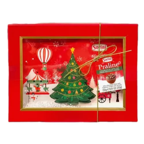 Конфеты Сорини мол шоколад/орех крем/злаки 200г