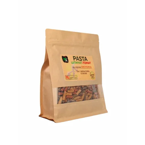 Макароны Тортильони с томатом и шпинатом 300г 