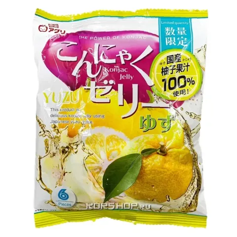 Желе Конняку Юдзу/коллаген 6шт 96г