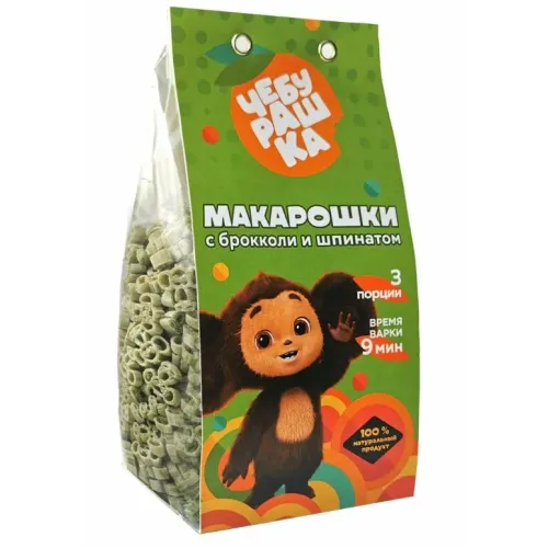 Макаронные изделия Чебурашка брокколи/шпинат 250г