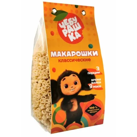 Макаронные изделия Чебурашка классические 250г
