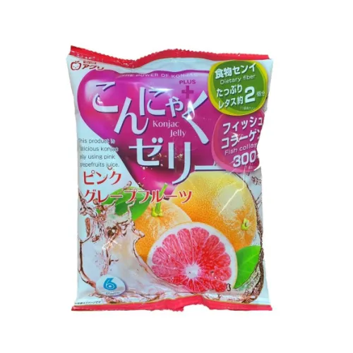 Желе Конняку розовый грейпфрукт 6шт 96г